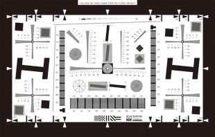 ISO12233分辨率測試卡