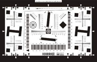 ISO12233分辨率測(cè)試卡